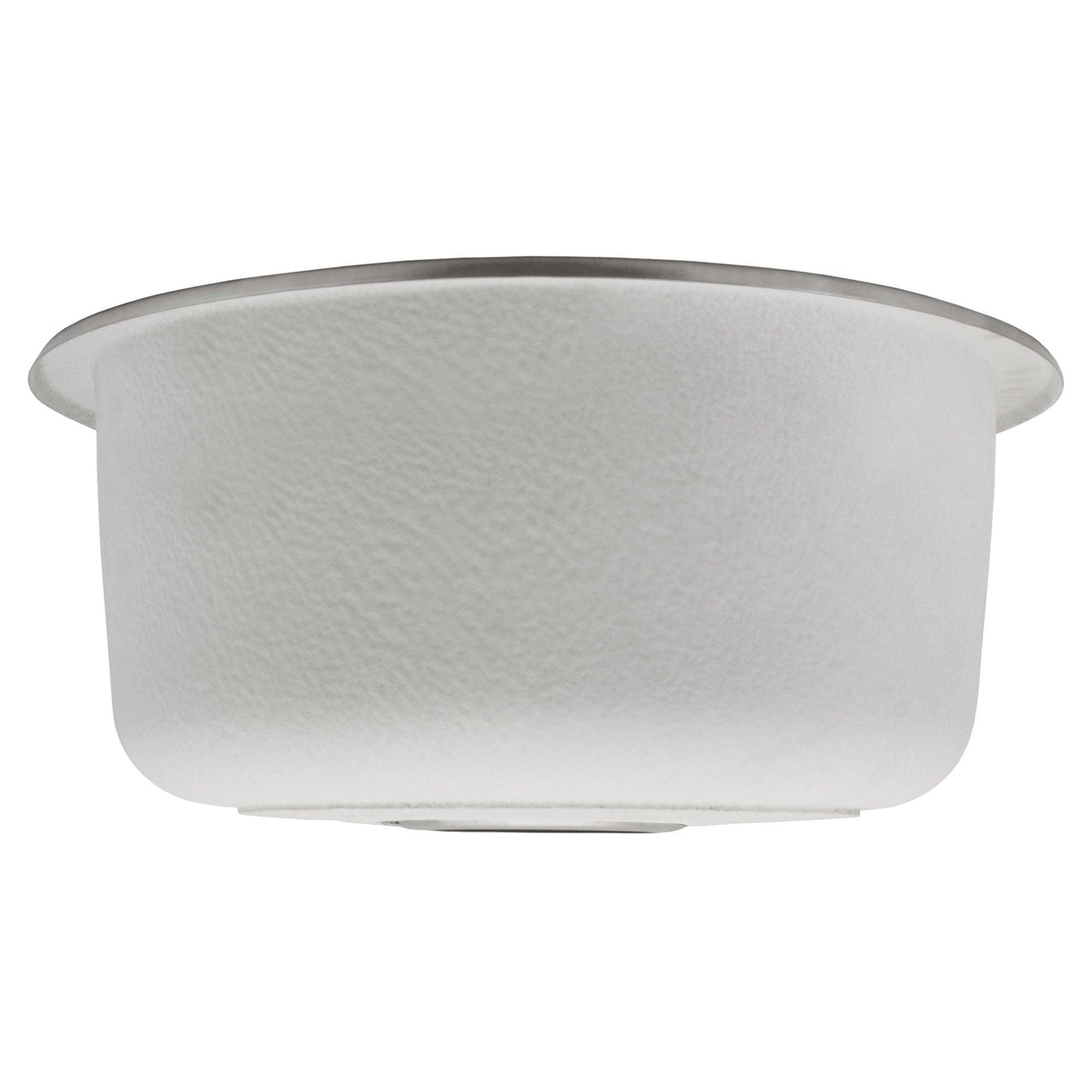 18 in Top/Undermount Round Single Bowl Stainless Steel Kitchen Sink Bar or Prep L101 - Sinks