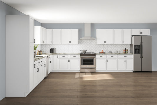 Wolf Dartmouth 5 Piece White Paint 18x18 Kitchen