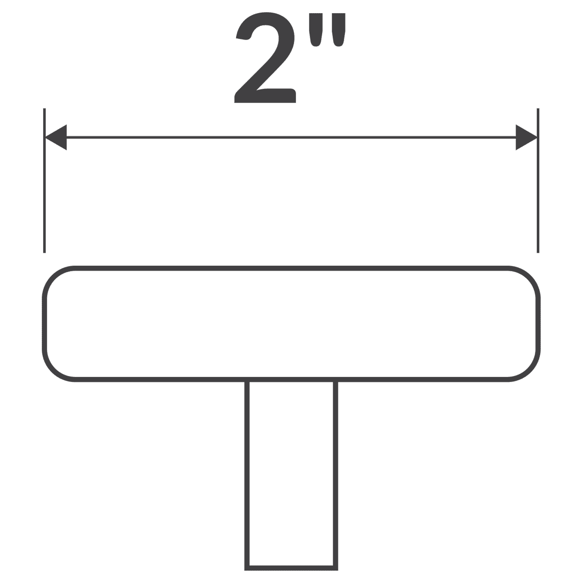 2’’ Door Pull LDH-2G Gold - Hardware