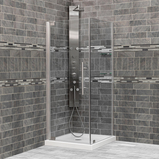 29 3/8-30 W x 72 H x 29-30 D Swing-Out Shower Enclosure ULTRA-G
