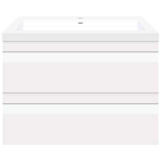 30’’ W Wall-Mount Modern White Vanity LV8W-30W with Square Sink Top - Bathroom Vanities