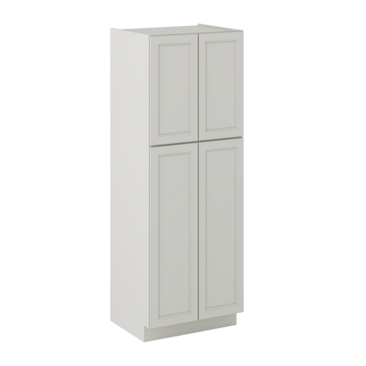 30”W x 84”H x 24”D Utility Kitchen Cabinet - Milan Pearl - Kitchen Cabinets