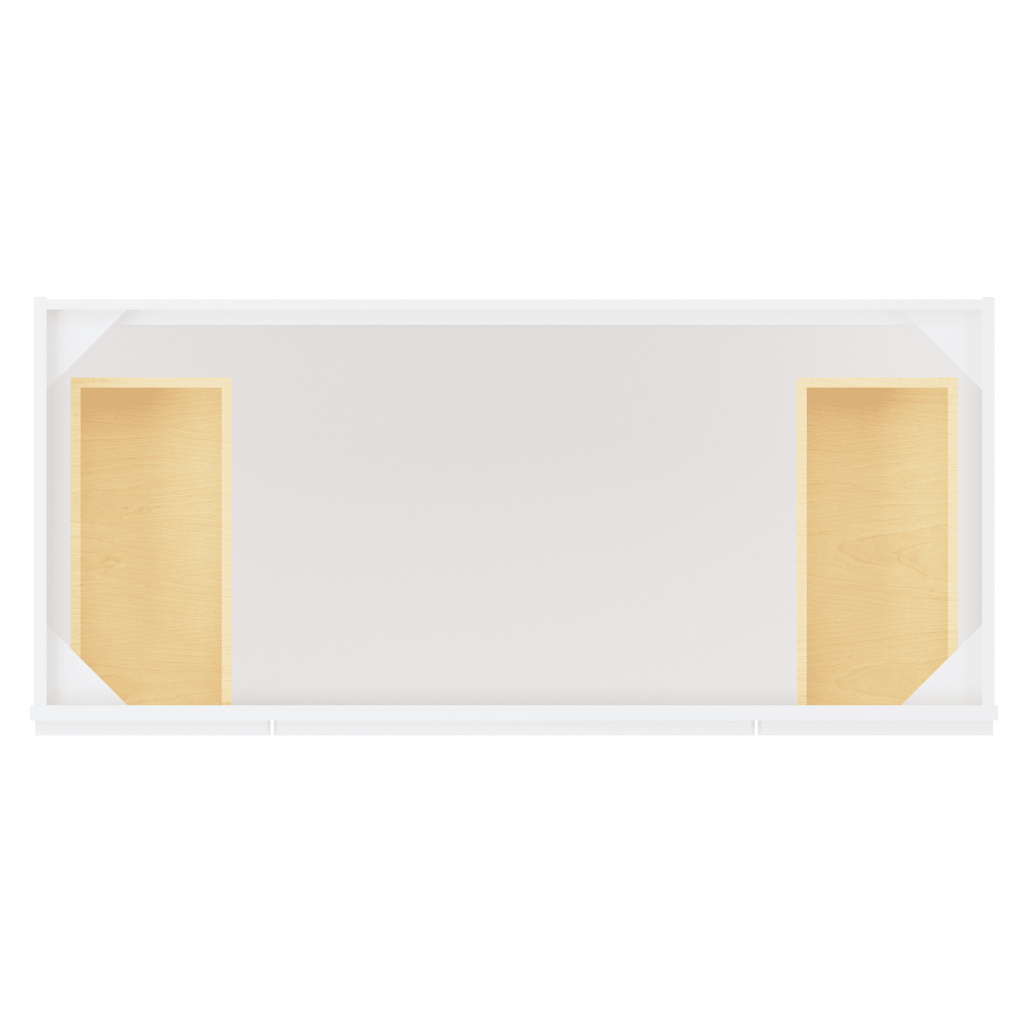 48 W x 21 D x 34.5 H Vanity Sink Base Cabinet - Alpina White - Bathroom Vanities