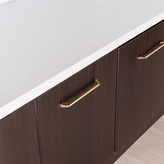 5 1/2 in Gold Brushed Pull Handle H1208 128GB Hardware