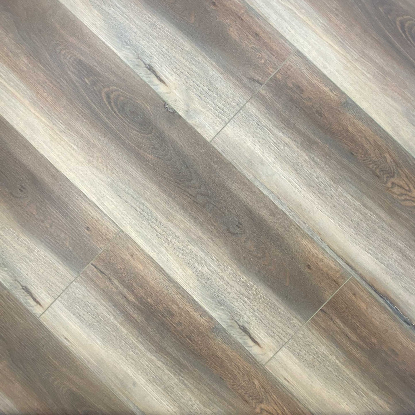 6.5 mm Bronze Oak SPC Rigid Luxury Vinyl Waterproof Flooring with Padding - Flooring