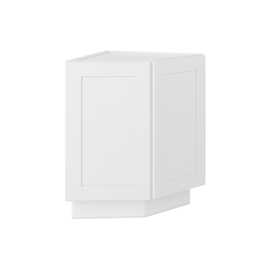 Base End Kitchen Cabinet BECF24 Alpina White LessCare 24 in. width 34.5 in. height 24 in. depth - Kitchen Cabinets