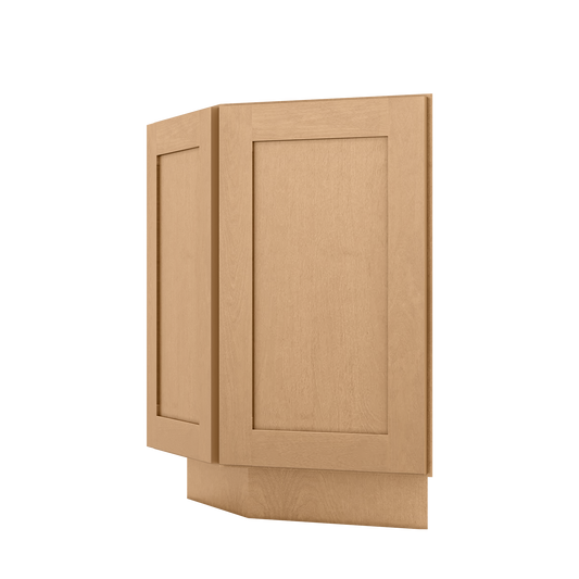 Base End Kitchen Cabinet BECF24 Shaker Toffee 24 in. width 34.5 in. height 24 in. depth - Kitchen Cabinets