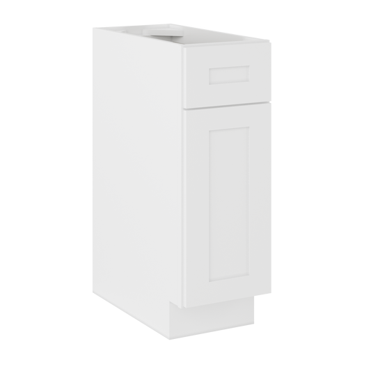 Base Kitchen Cabinet B12 Alpina White LessCare 12 in. width 34.5 in. height 24 in. depth Kitchen Cabinets