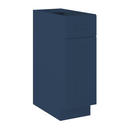 Base Kitchen Cabinet B12 Danbury Blue LessCare 12 in. width 34.5 in. height 24 in. depth - Kitchen Cabinets