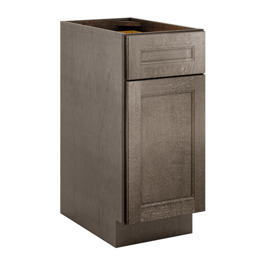 Base Kitchen Cabinet B15 Milan Slate 15 in. width 34.5 in. height 24 in. depth - Kitchen Cabinets
