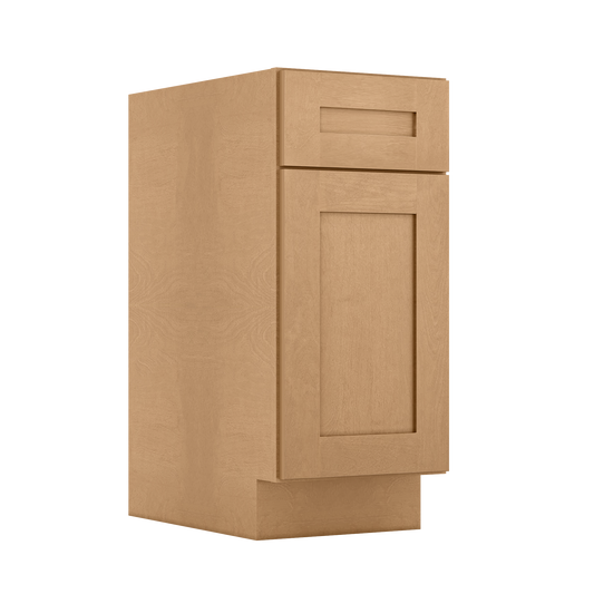 Base Kitchen Cabinet B15 Shaker Toffee 15 in. width 34.5 in. height 24 in. depth - Kitchen Cabinets