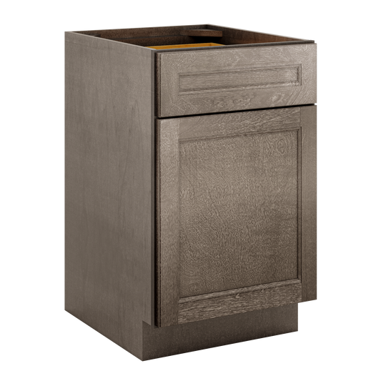 Base Kitchen Cabinet B21 Milan Slate 21 in. width 34.5 in. height 24 in. depth - Kitchen Cabinets