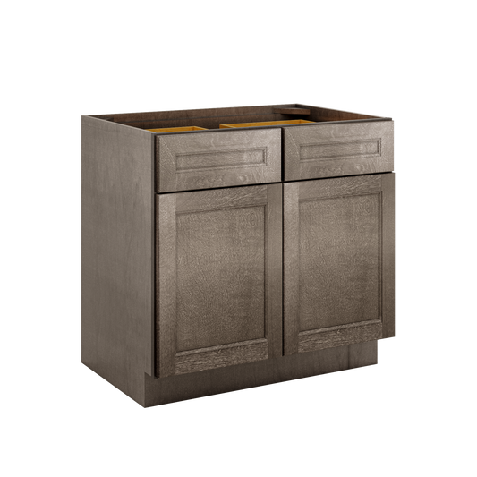 Base Kitchen Cabinet B36 Milan Slate 36 in. width 34.5 in. height 24 in. depth - Kitchen Cabinets