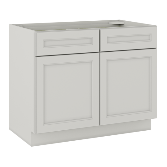 Base Kitchen Cabinet B42 Milan Pearl 42 in. width 34.5 in. height 24 in. depth - Kitchen Cabinets