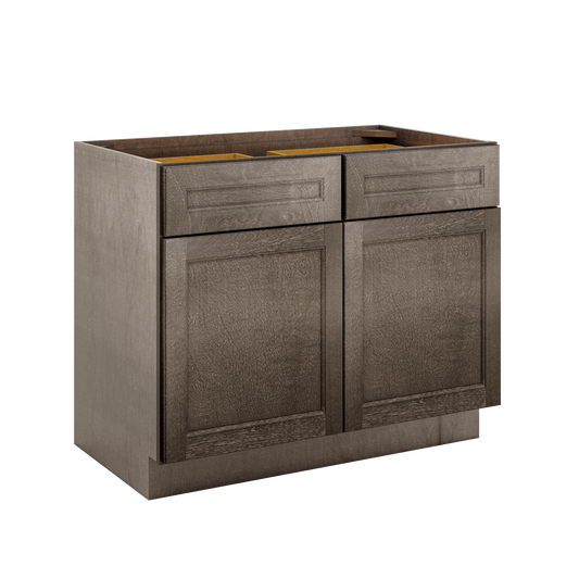 Base Kitchen Cabinet B42 Milan Slate 42 in. width 34.5 in. height 24 in. depth - Kitchen Cabinets
