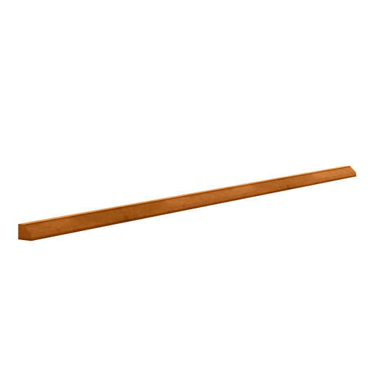 Bevel Light Rail Molding LRM8 Newport LessCare 0.75 in. width 1.5 in. height 96 in. depth - Kitchen Cabinets