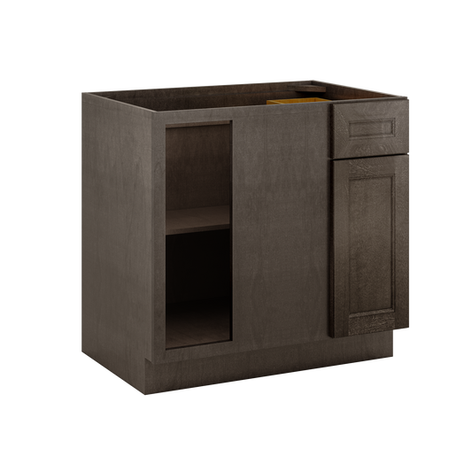 Blind Corner Base Kitchen Cabinet SCB36 Milan Slate 36 in. width 34.5 in. height 24 in. depth - Kitchen Cabinets
