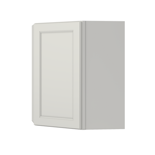 Diagonal Corner Kitchen Cabinet DC2430 Milan Pearl 24 in. width 30 in. height 12 in. depth - Kitchen Cabinets