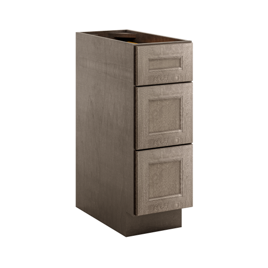 Drawer Base Kitchen Cabinet DB12 Milan Slate 12 in. width 34.5 in. height 24 in. depth - Kitchen Cabinets