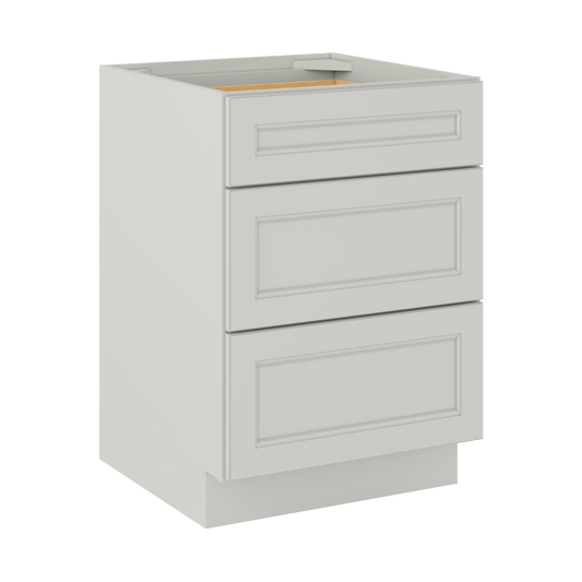 Drawer Base Kitchen Cabinet DB24 Milan Pearl 24 in. width 34.5 in. height 24 in. depth - Kitchen Cabinets