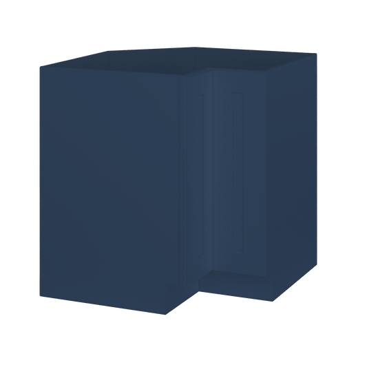 Lazy Suzan Base Kitchen Cabinet SCER33 Danbury Blue LessCare 34.5 in. height 33 in. depth - Kitchen Cabinets