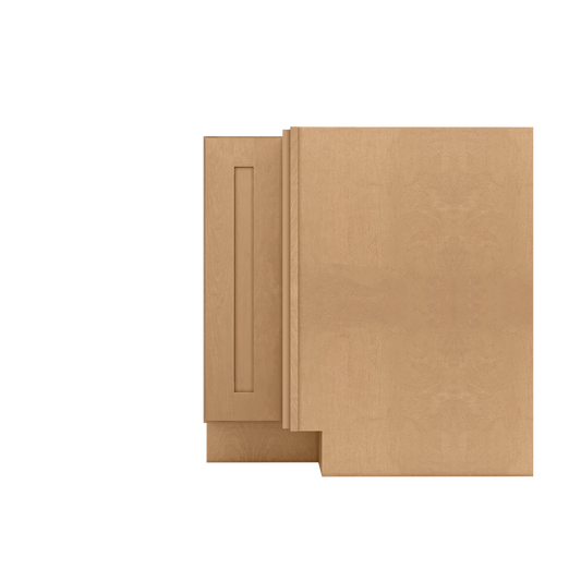 Lazy Suzan Base Kitchen Cabinet SCER33 Shaker Toffee 34.5 in. height 33 in. depth - Kitchen Cabinets