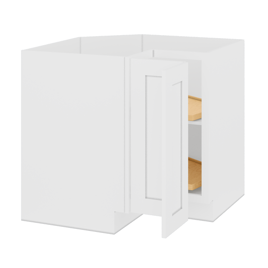 Lazy Suzan Base Kitchen Cabinet SCER36 Alpina White LessCare 34.5 in. height 36 in. depth - Kitchen Cabinets