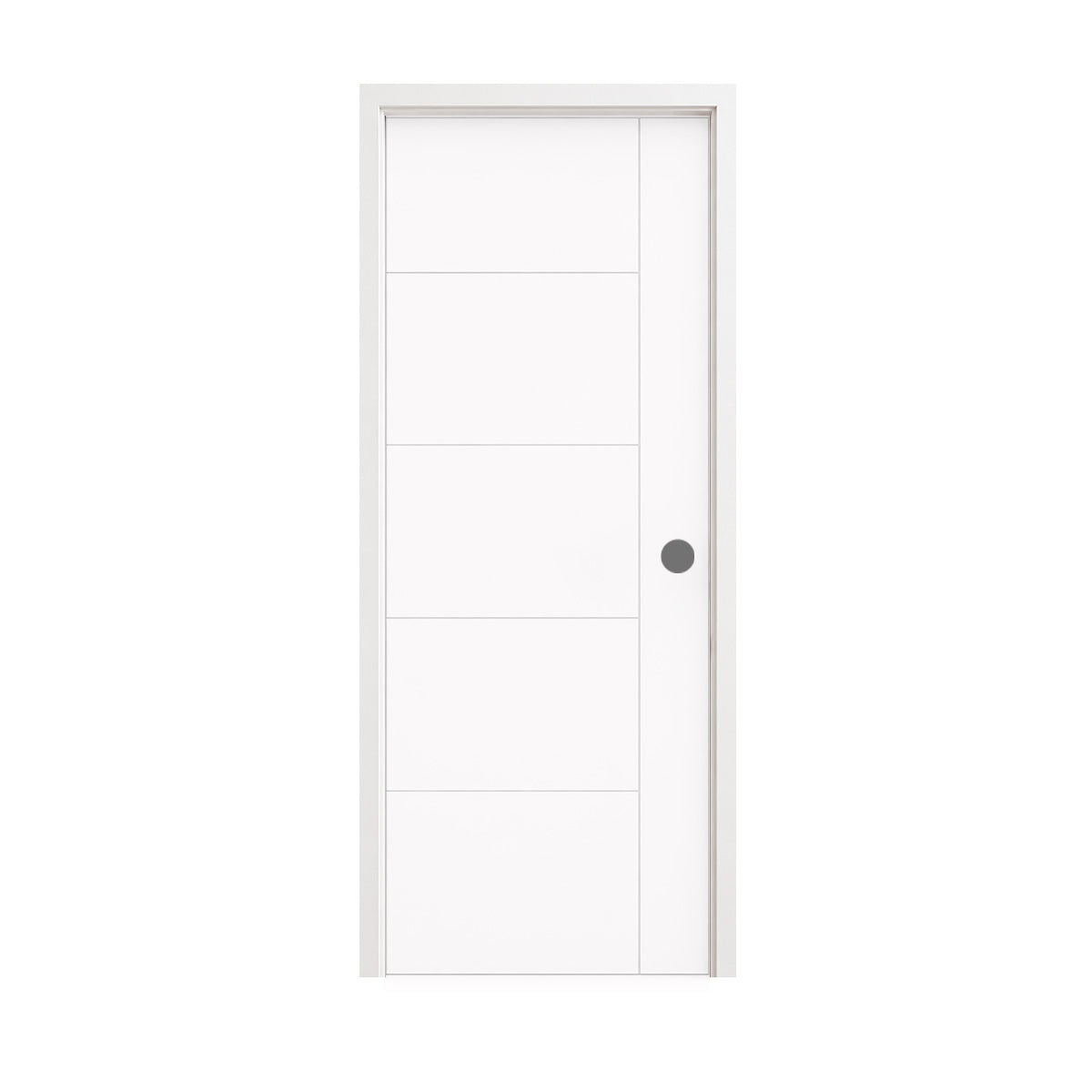 30 in. x 80 in. Berkley Honeycomb Core Primed White MDF Prehung Interior Door