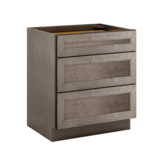 Linen Range Base Kitchen Cabinet LRB30 Milan Slate 30 in. width 34.5 in. height 24 in. depth - Kitchen Cabinets