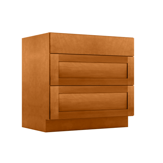 Linen Range Base Kitchen Cabinet LRB36 Newport LessCare 36 in. width 34.5 in. height 24 in. depth - Kitchen Cabinets