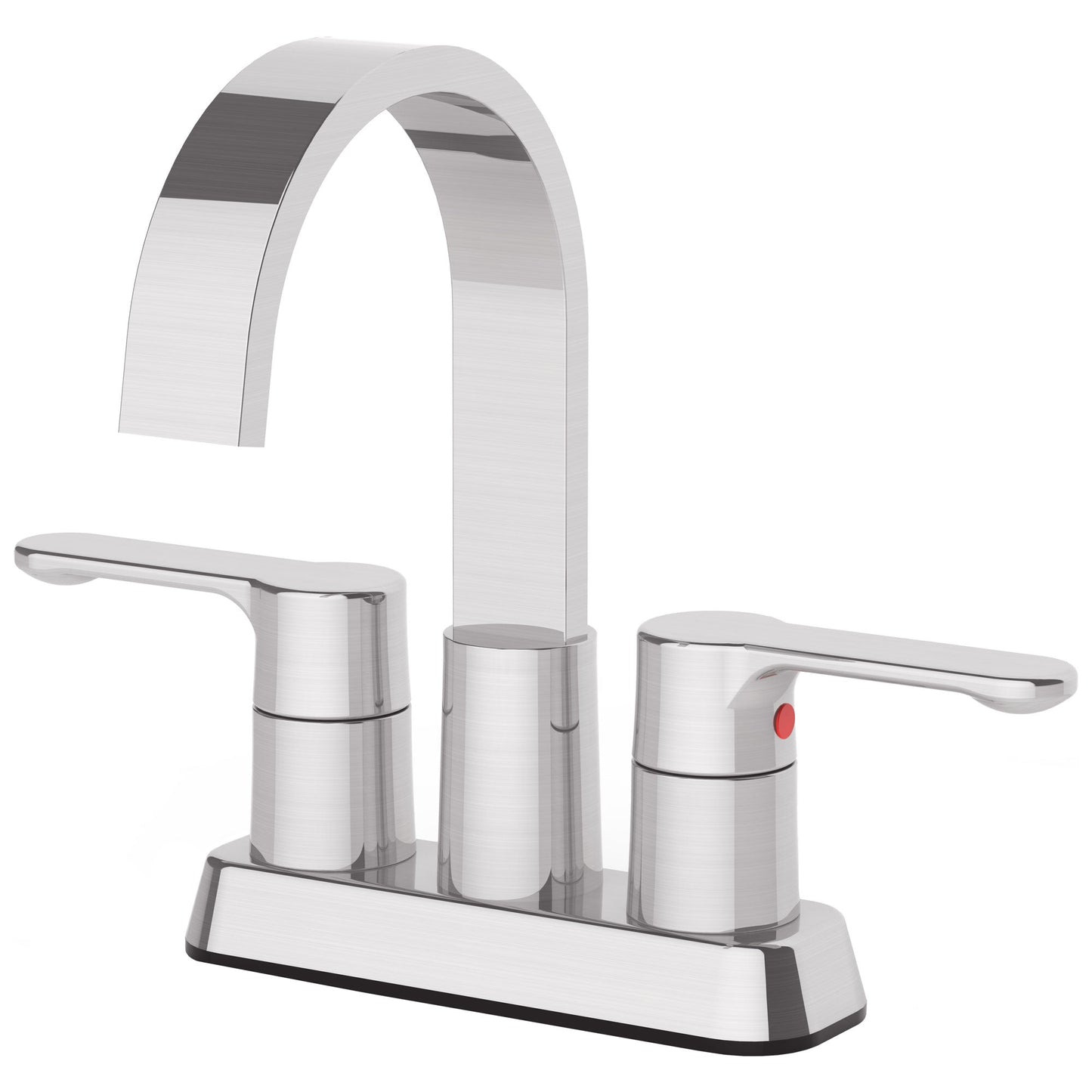 Modern Bathroom or Bar Faucet LB23B Brushed Nickel - Faucets