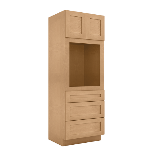 Oven Kitchen Cabinet OC3084 Shaker Toffee 30 in. width 84 in. height 24 in. depth - Kitchen Cabinets