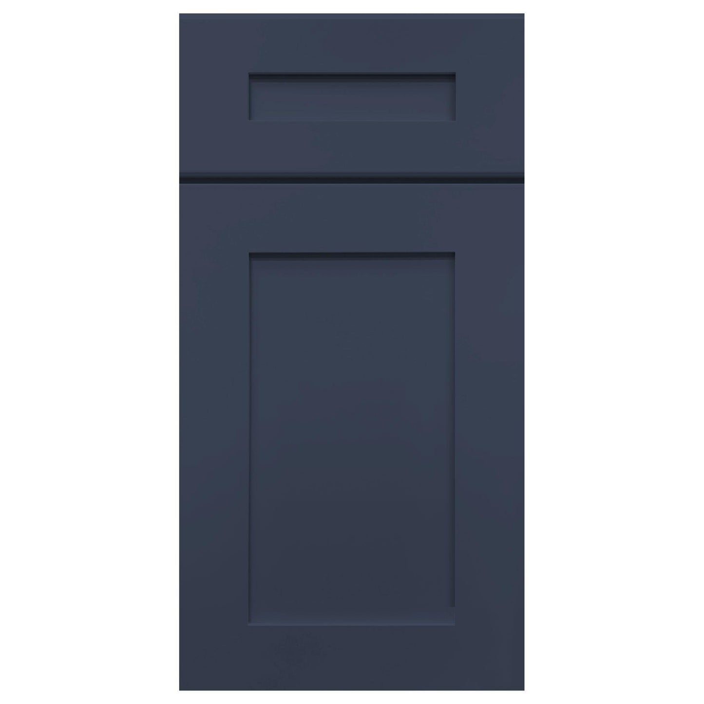 Straight Valance Molding V549ST Danbury Blue LessCare 5 in. height 49 in. depth - Kitchen Cabinets
