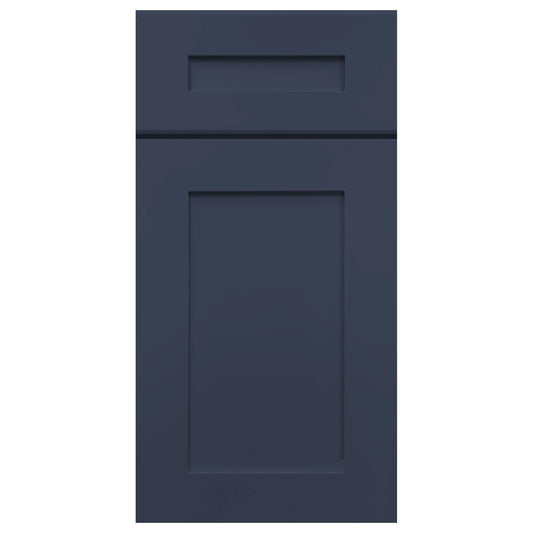 Straight Valance Molding V549ST Danbury Blue LessCare 5 in. height 49 in. depth - Kitchen Cabinets