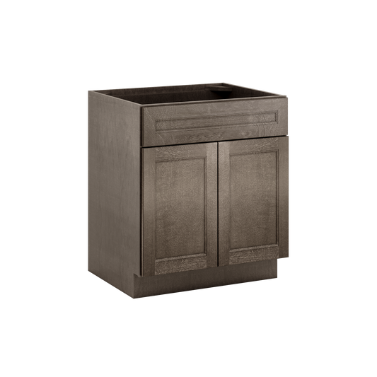 Sink Base Kitchen Cabinet SB30 Milan Slate 30 in. width 34.5 in. height 24 in. depth - Kitchen Cabinets
