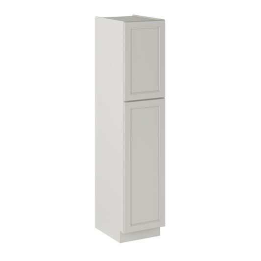 Utility Kitchen Cabinet U1884 Milan Pearl 18 in. width 84 in. height 24 in. depth - Kitchen Cabinets