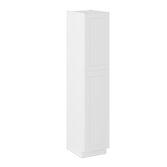 Utility Kitchen Cabinet U1890 Alpina White LessCare 18 in. width 90 in. height 24 in. depth - Kitchen Cabinets