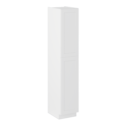 Utility Kitchen Cabinet U1896 Alpina White LessCare 18 in. width 96 in. height 24 in. depth - Kitchen Cabinets