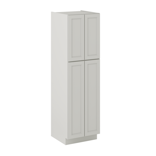 Utility Kitchen Cabinet U2484 Milan Pearl 24 in. width 84 in. height 24 in. depth - Kitchen Cabinets