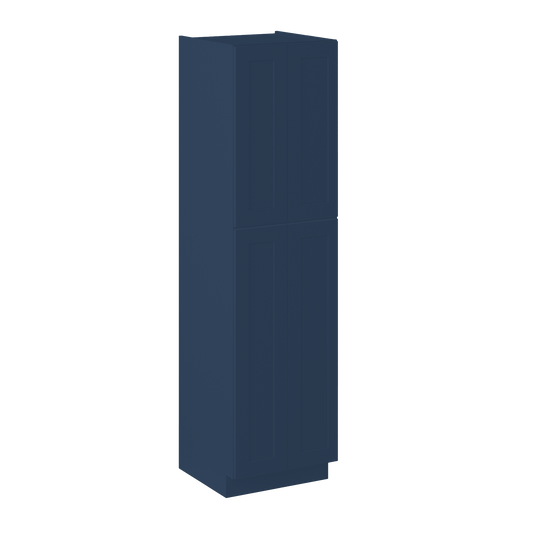 Utility Kitchen Cabinet U2490 Danbury Blue LessCare 24 in. width 90 in. height 24 in. depth - Kitchen Cabinets