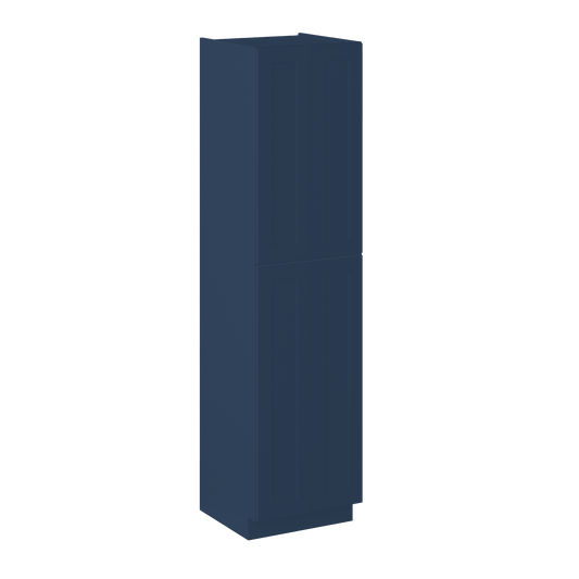 Utility Kitchen Cabinet U2496 Danbury Blue LessCare 24 in. width 96 in. height 24 in. depth - Kitchen Cabinets