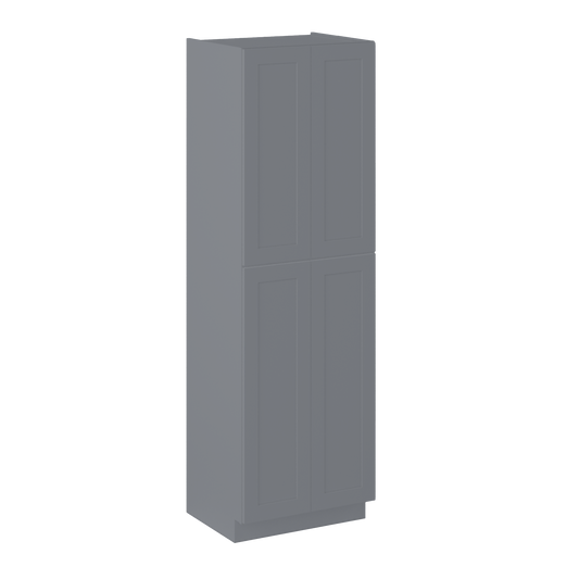 Utility Kitchen Cabinet U3096 Colonial Gray 30’’W x 84’’H x 24’’D - Kitchen Cabinets