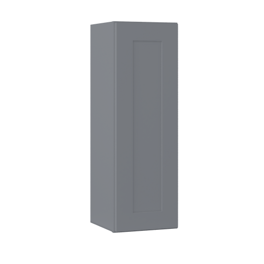 Wall Kitchen Cabinet W1236 Colonial Gray LessCare 12 in. width 36 in. height 12 in. depth - Kitchen Cabinets