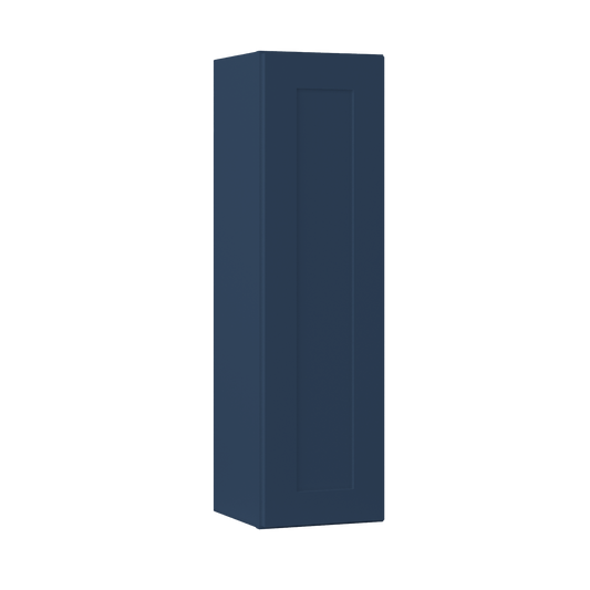 Wall Kitchen Cabinet W1242 Danbury Blue LessCare 12 in. width 42 in. height 12 in. depth - Kitchen Cabinets