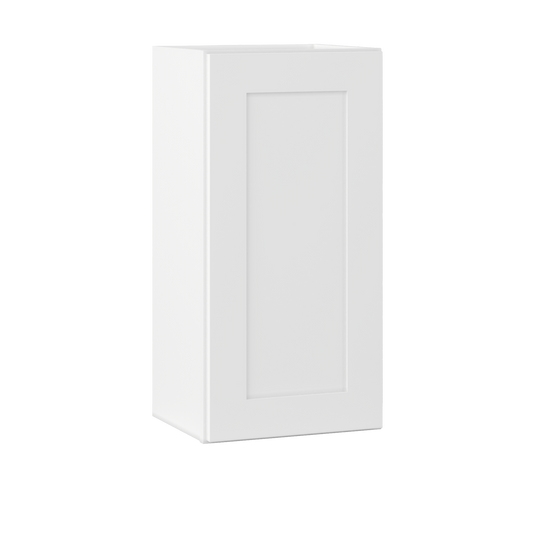 Wall Kitchen Cabinet W1530 Alpina White LessCare 15 in. width 30 in. height 12 in. depth - Kitchen Cabinets