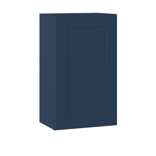 Wall Kitchen Cabinet W1830 Danbury Blue LessCare 18 in. width 30 in. height 12 in. depth - Kitchen Cabinets