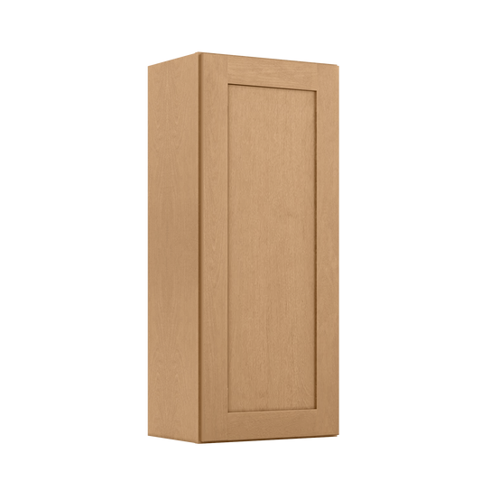 Wall Kitchen Cabinet W1842 Shaker Toffee LessCare 18 in. width 42 in. height 12 in. depth - Kitchen Cabinets