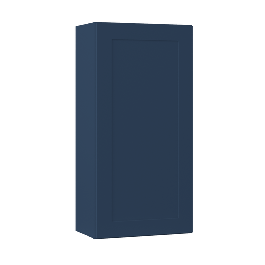 Wall Kitchen Cabinet W2142 Danbury Blue LessCare 21 in. width 42 in. height 12 in. depth - Kitchen Cabinets