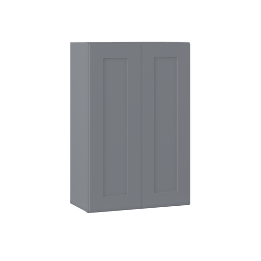 Wall Kitchen Cabinet W2436 Colonial Gray LessCare 24 in. width 36 in. height 12 in. depth - Kitchen Cabinets