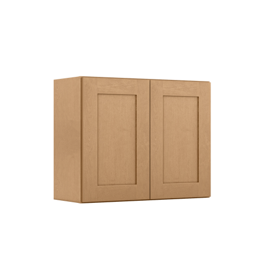 Wall Kitchen Cabinet W3024 Shaker Toffee LessCare 30 in. width 24 in. height 12 in. depth - Kitchen Cabinets